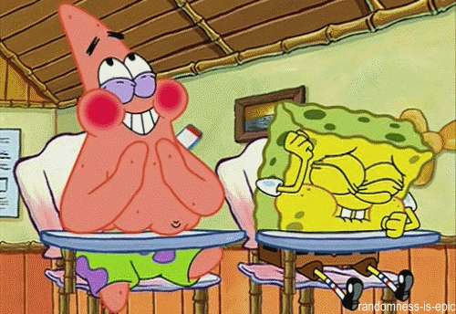 Spongebob-Patrick-Laughing-In-Boating-School-Class.gif