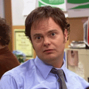 Dwight-Schrute-Imitating-Jim-Halpert-The-Office.gif