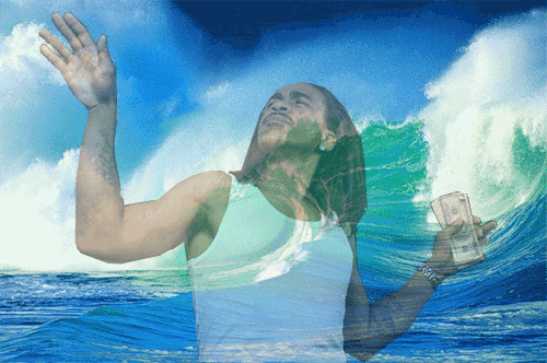 black-guy-holding-money-ocean-waves-behind-him-13818365440.gif